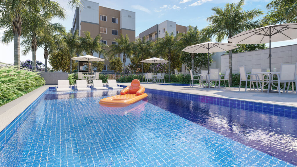 Perspectiva PiscinaAdulto ResidencialLaranjeiras Campo Grande, RJ: conheça o bairro mais populoso do Brasil